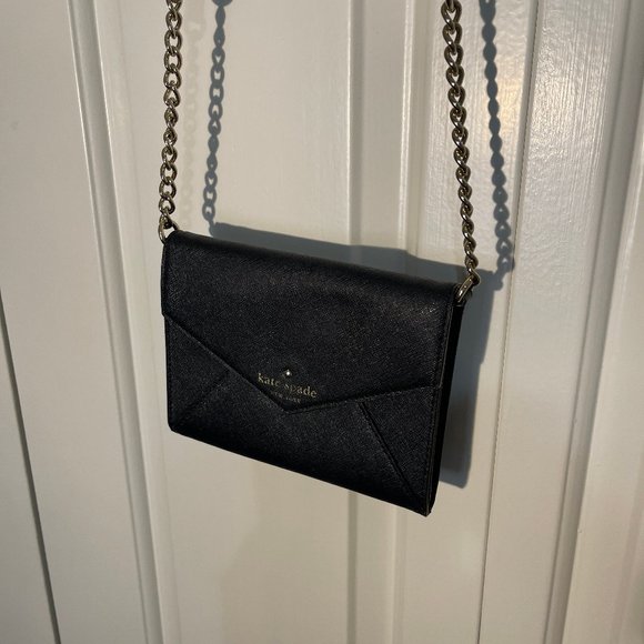 Kate Spade Cedar Street Monday Black Crossbody Wallet Purse - Picture 1 of 4